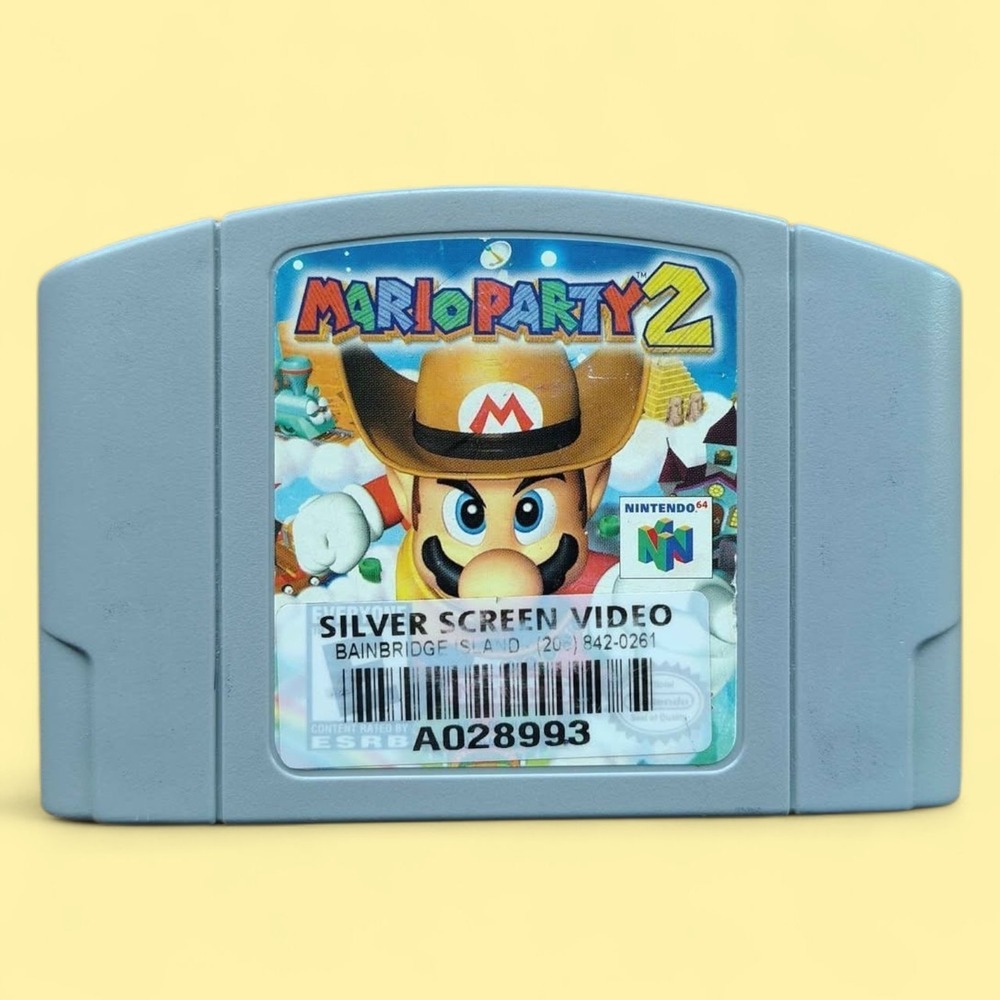 VTG Mario Party 2 Nintendo 64 N64 Authentic Game Cartridge Only NTSC